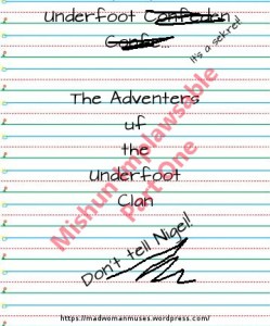 Introducing Kevin, Sammy, Charlie, and Ralphy, the Underfoot Clan!