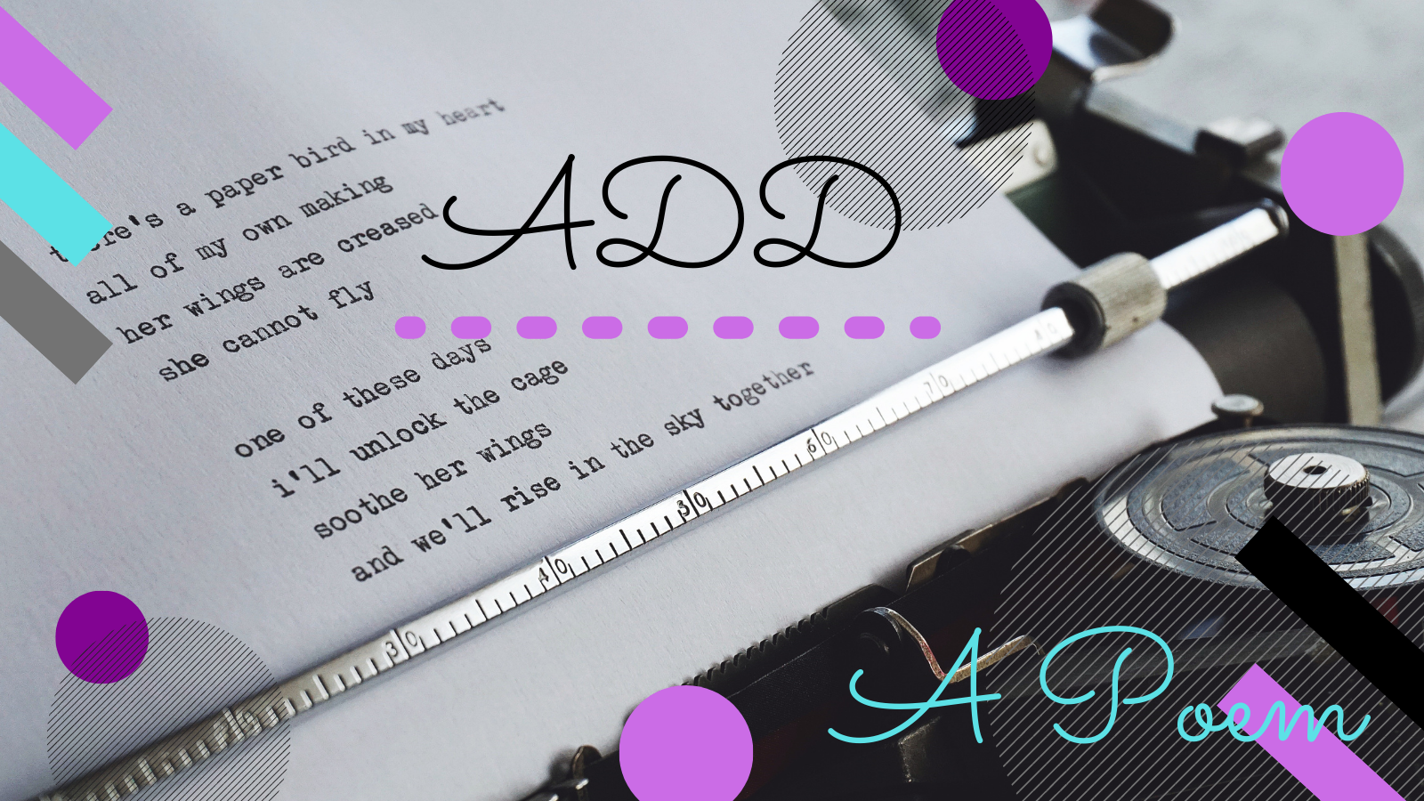 Add Poems ADD: A Short Poem – House of Geek